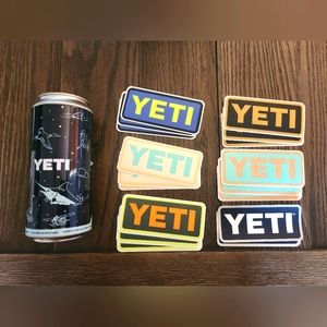 Yeti stash cup and stickers
